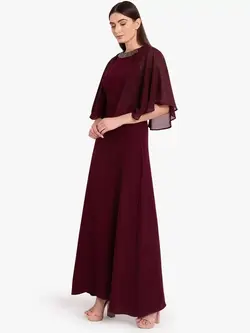 پیراهن شرابی رنگ کازو