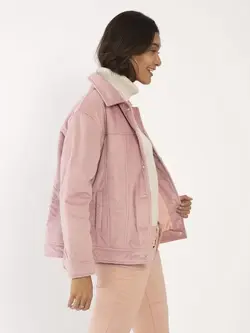 کاپشن صورتی رنگ زینک لندن