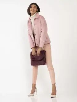 کاپشن صورتی رنگ زینک لندن