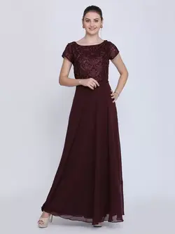 پیراهن قهوه ای رنگ ایوان