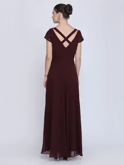 پیراهن قهوه ای رنگ ایوان