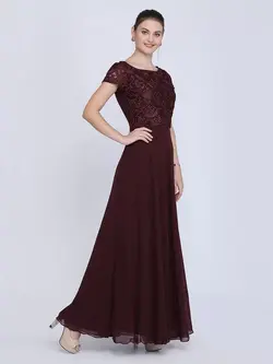 پیراهن قهوه ای رنگ ایوان