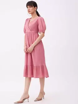 پیراهن صورتی رنگ فیملا