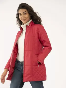 کاپشن قرمز رنگ زینک لندن