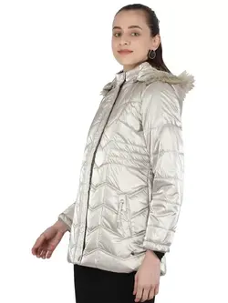 کاپشن نقره ای رنگ مونت کارلو