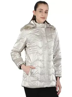 کاپشن نقره ای رنگ مونت کارلو