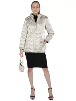 کاپشن نقره ای رنگ مونت کارلو