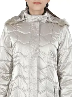 کاپشن نقره ای رنگ مونت کارلو