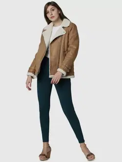 ژاکت قهوه ای رنگ ورومودا