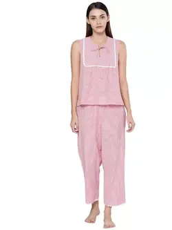 تاپ و شلوار قرمز رنگ چمستری