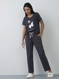 بلوز شلوار خاکستری رنگ واندرلاو