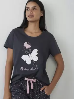 بلوز شلوار خاکستری رنگ واندرلاو