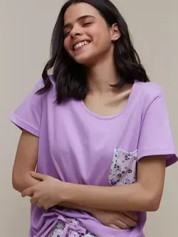 بلوز شلوار یاسی رنگ واندرلاو