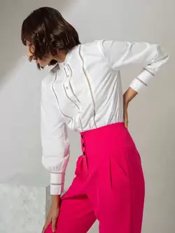 بلوز سفید رنگ توئنتی درس