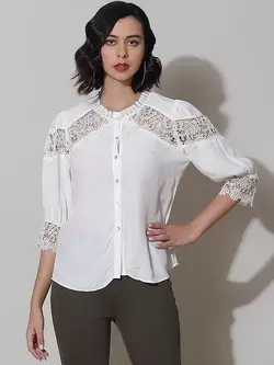 بلوز سفید رنگ کومار