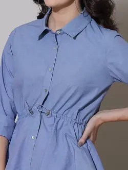 بلوز آبی رنگ کومار