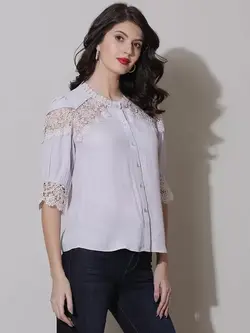 بلوز سفید رنگ کومار