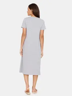 لباس راحتی خاکستری رنگ زیوام