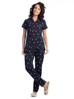 بلوز شلوار سورمه ای رنگ نایت فلایت