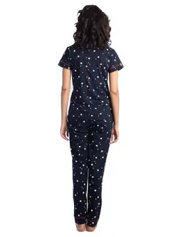 بلوز شلوار سورمه ای رنگ نایت فلایت