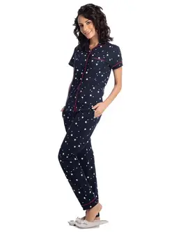 بلوز شلوار سورمه ای رنگ نایت فلایت