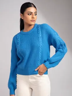 بافت آبی رنگ توئنتی