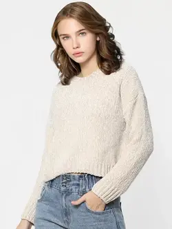 بافت کرمی رنگ اُنلی