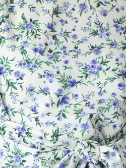 بلوز سفید رنگ گل دار فاب آلِی