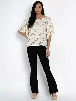 بلوز رنگ بژ لاتین کوارترز