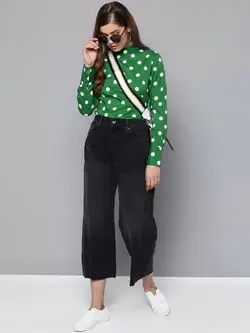 بلوز خالخالی زرد رنگ هارپا