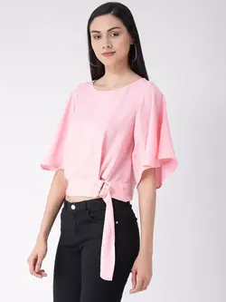 بلوز صورتی رنگ لاتین کوارترز