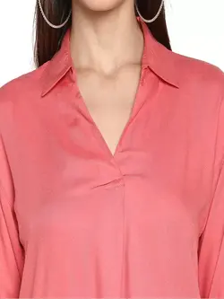 بلوز صورتی رنگ مودبای رد