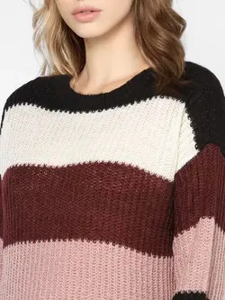 بافت راه راه خاکستری مشکی اُنلی