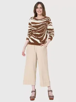 بافت قهوه ای رنگ طرح پلنگی ورومودا