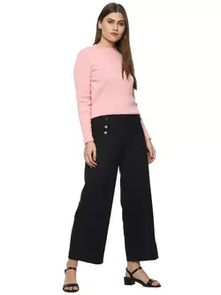 بافت صورتی رنگ یقه گرد ون هیوسن