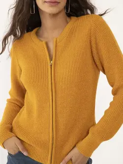 بافت زرد رنگ زیپ دار زینک لندن