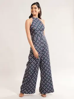 سرهمی طرحدار آبی صورتی توئنتی