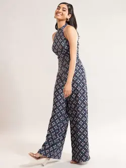 سرهمی طرحدار آبی صورتی توئنتی