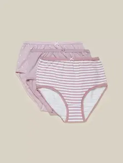 شورت ۳ تایی صورتی رنگ واندرلاو