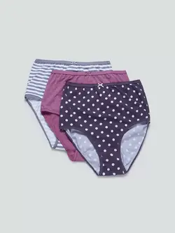 شورت ۳ تایی بنفش تیره واندرلاو