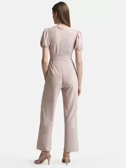 سرهمی صورتی رنگ یقه هفت کازو