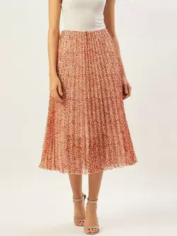 دامن طرح دار پیله دار انوی