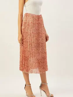 دامن طرح دار پیله دار انوی