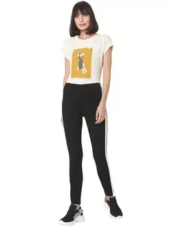 شلوار جذب مشکی رنگ ورومودا