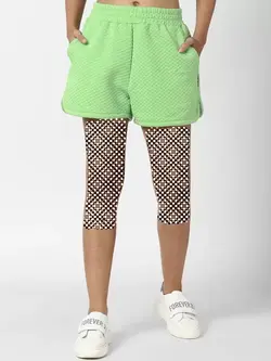 شلوارک سبز کم رنگ فوراور