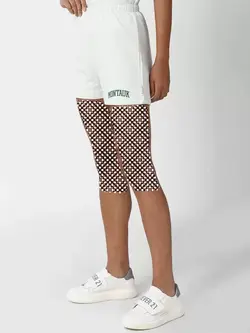 شلوارک سفیدرنگ گرافیکی فوراور