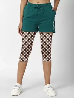 شلوارک سبز رنگ فوراور