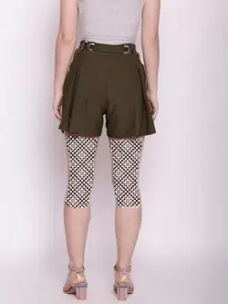 شلوارک زیتونی رنگ زینک لندن