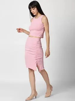 دامن صورتی رنگ فوراور