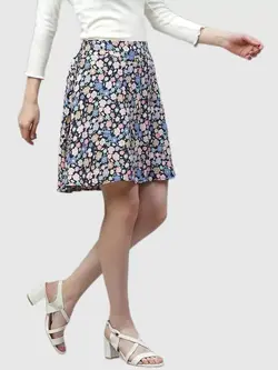 دامن چندرنگ گلدار آیانی